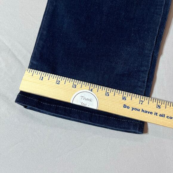 Market & Spruce Corduroy Pant High Rise Straight Women’s Size 10 Navy NWT - Picture 9 of 9